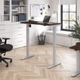 thumbnail image 1 of Scranton & Co Engineered Wood 48W Adjustable Standing Desk in Mocha Cherry, 1 of 7