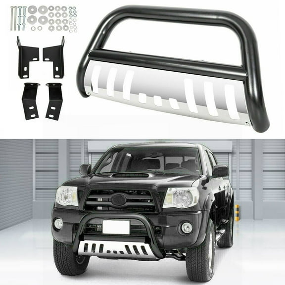 Bull Bar Brush Push Front Bumper Grille Guard Fits Toyota Tacoma 4DR 2005-2015
