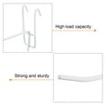 thumbnail image 4 of Unique Bargains 8 Inch Store Garage Storage Grid Wall Display Hooks White, 10 Count, 4 of 5