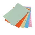 thumbnail image 1 of 5 piezas de papel Kraft con pestañas, tamaño A5, insertos de índice para cuaderno, papel divisor de con 6 agujeros , Multicolor, como se describe Macarena Cuaderno de papel con pestañas, 1 of 8