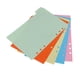 thumbnail image 1 of 5 piezas de papel Kraft Tabett planificador cuaderno divisor página de índice con 6 agujeros Multicolor, 1 of 9