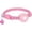Pink - 13inch, variant on Reflective Nylon Pet Collar Quick Release Buckle Smart Tracking Neck Strap Adjustable Safety Collar for Dogs Cats Daily Walking Outdoor Training Black