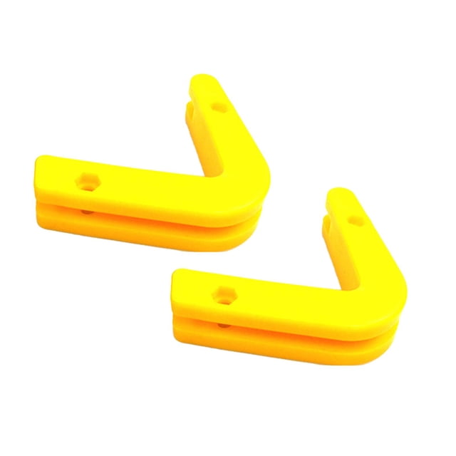 2 estantes para mancuernas, soporte para barra de pesas para gimnasio en casa. Amarillo