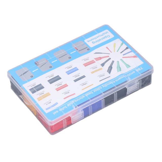 Tubo termorretráctil aislado, 780 piezas/juego Kit de tubo termorretráctil aislado Diseño de clase mundial