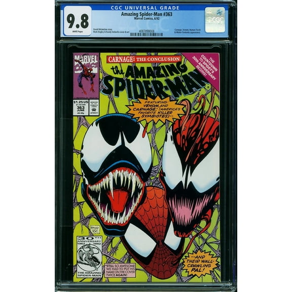 Amazing Spider-Man #363 - CGC 9.8 Comic Book
