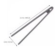 thumbnail image 1 of 2 Pcs Pinces Alimentaires en Silicone Pinces Alimentaires Multifonctionnelles (Couleur Aléatoire), 1 of 7