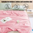 thumbnail image 6 of PATLOLLAV Summer Quilt Cooling Comforter Cool Feeling Skin Friendly Solid Color Washed Cotton Summer Breathable Comforter for Hot Sleepers and Night Sweat, 6 of 6