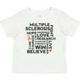 thumbnail image 3 of Inktastic Multiple Sclerosis MS Awareness Walk Boys or Girls Baby T-Shirt, 3 of 5