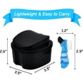 thumbnail image 6 of 1Pc/2Pcs Denture Case Dental Case, Denture Bath Box Cleaning with Brush, Strainer Basket and Lid Waterproof, 6 of 7