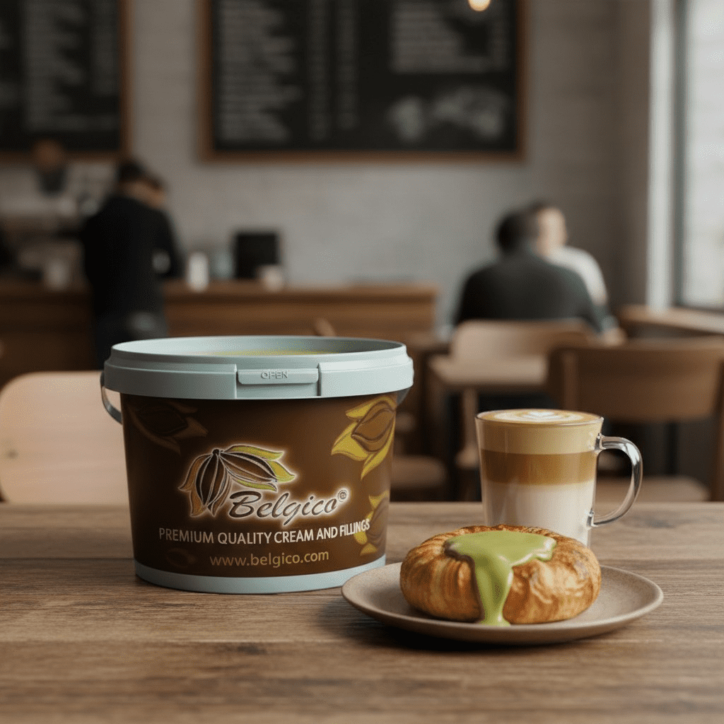 Belgico Pistachio Cream Paste Gourmet Spread 1-Pack 8.8 lbs
