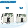 thumbnail image 4 of FORMRS 15"-15.6" Laptop Sleeve Protective Case Soft Carrying Quilted Computer Bag Cover, Black Cat Umbrella, 4 of 7