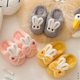 thumbnail image 5 of Zapatillas de casa acogedoras para niñas, pantuflas de algodón de invierno de felpa cálidas, zapatos de interior lindos para niños, 5 of 5