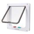 thumbnail image 3 of SENNAUX 4-Way Lockable Pet Door Flap with Transparent Flap, 7" x 8", 3 of 7