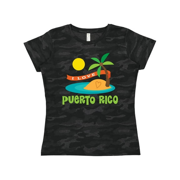 Inktastic I Love Puerto Rico Women's T-Shirt