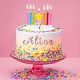 thumbnail image 6 of 64Pcs 0-9 Numbers+A-Z Letters Mirrored Cake Decoration Picks Acrylic&letter DIY, 6 of 7