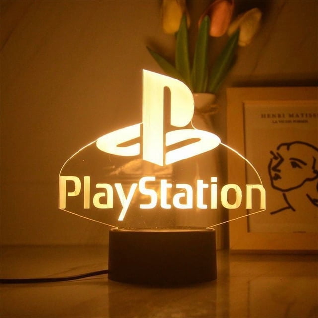 Luz nocturna LED 3D que cambia de color para PlayStation