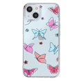 thumbnail image 1 of Funda Antigolpes Para iPhone 14 Plus mariposas lineas, Uso Rudo, InstaCase Protector para iPhone 14 Plus antigolpes, Case anticaídas mariposas lineas, 1 of 4