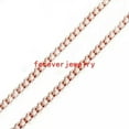 thumbnail image 4 of Wholesale 3/4mm Stainless Steel Rose Gold Rolo Box Chain Men Women Necklace 10PC, 4 of 5