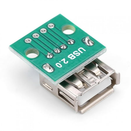 Demonsen USB Female Breakout Board, Standard USB Type A Female Socket ...