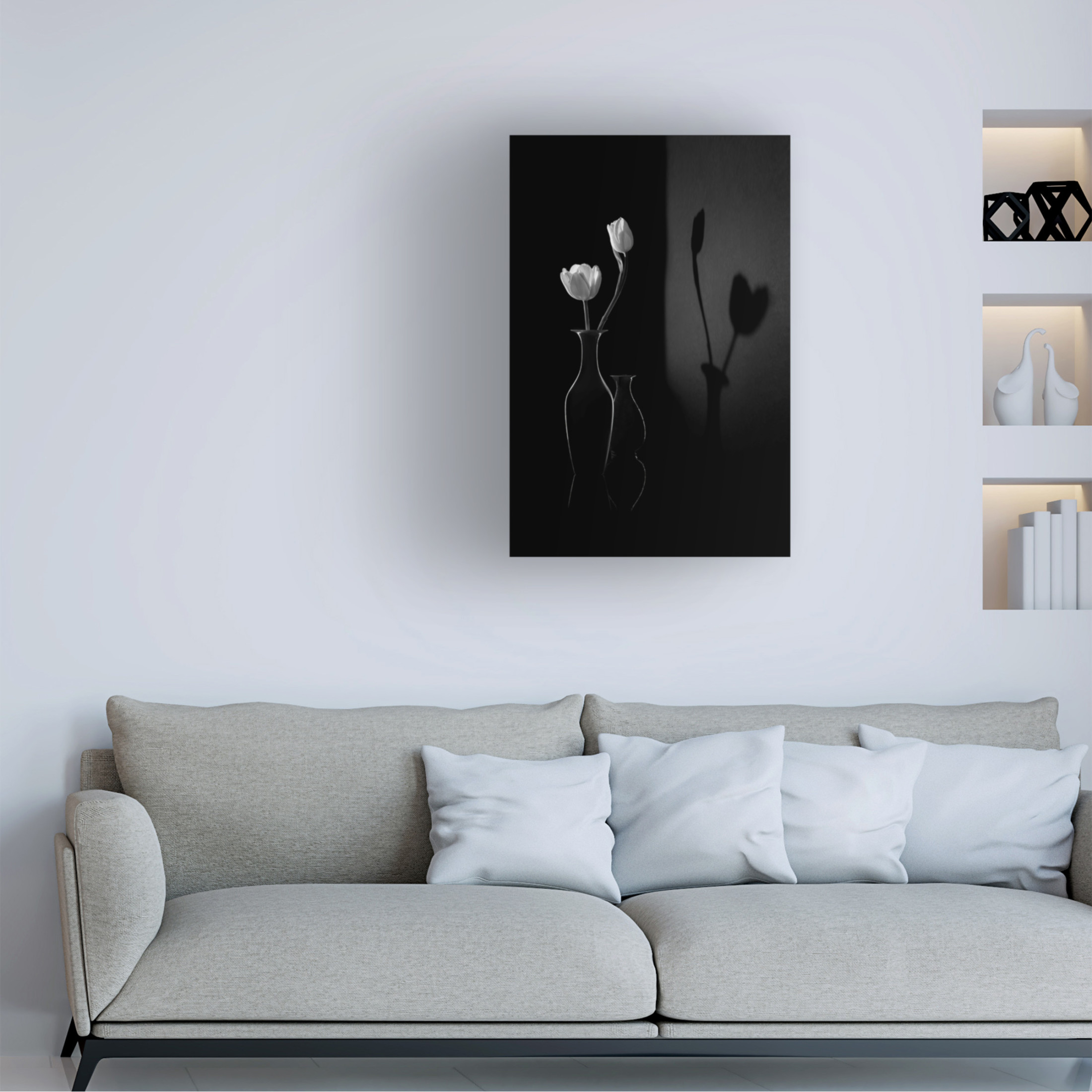 Trademark Fine Art Libby Zhang  The Shadow of Spring Canvas Wall Art