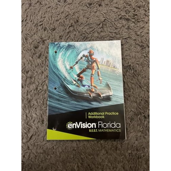 Pre-Owned Grade 7 Accelerated Envision Math Florida B.E.S.T. Additional Practice Workbook, 9781428460294, 1428460292, Paperback,
