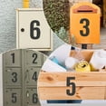 thumbnail image 7 of 10 Sheets Mailbox Numbers Stickers 4 inch Self Adhesive Vinyl Numbers Stickers Waterproof Black Large Numbers Stickers for Mailbox, House Address, Hockey Helmet (Black), 7 of 7