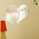 thumbnail image 4 of Espejo 3D pegatinas de pared amor corazón calcomanía DIY hogar dormitorio arte decoración (plata) Tmvgtek Libre de BPA, 4 of 6