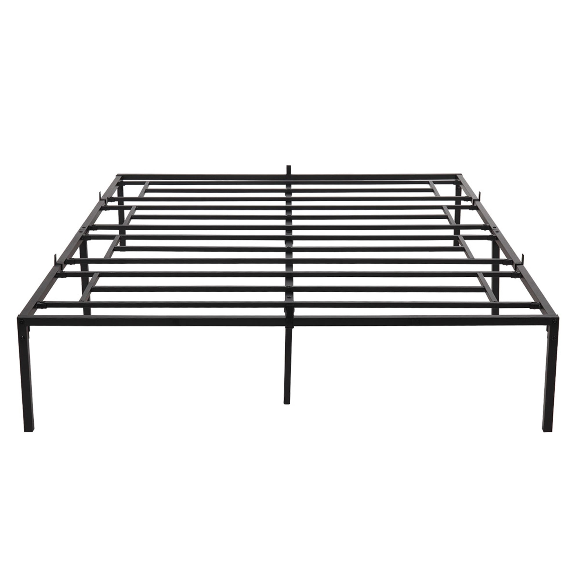 Spaco Queen Size Bed Frame Heavy Duty Metal Platform Bed Frame with 14" Large Under Bed Storage Space Spaco Queen Size Bed Frame Heavy Duty Metal Platform Bed Frame with 14" Large Under Bed Storage Space