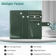 thumbnail image 2 of Neighborly Nook Checkbook Cover for Personal Checkbook, RFID Blocking Big Capacity Standard Register Duplicate Checks with Pen Holder, Cards Slots, 2 of 16