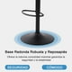 thumbnail image 5 of Set de 2 Bancos para Barra HOMEMAKE FURNITURE Todo Negro Altura Ajustable Giratorio 360, 5 of 6