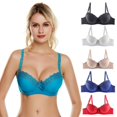 thumbnail image 2 of Deepwonder Full Support Sexy Teens Girls Bra Breathable Fabric Simple Lace Bra, 2 of 6