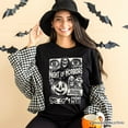 thumbnail image 5 of Night of Horrors Retro Halloween T-Shirt, Vintage Poster Tee for Spooky Season Fans, 5 of 6