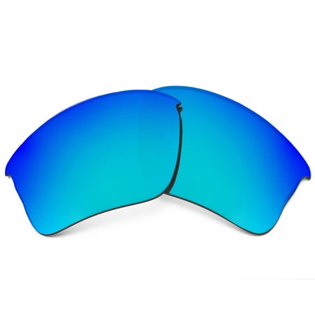 Flak Jacket Xlj Golf - Replacement Lenses Compatible with OAKLEY Flak Jacket XLJ Polarized Blue Mirror
