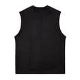 thumbnail image 2 of Men's Tank Tops Qiggri Men's Vintage Solid Color Casual Fitness Sport Permeability Round Neck Tank Top Mens Workout Tank Tops, 2 of 2