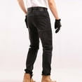 thumbnail image 4 of Ayfxijin Cargo Pants for Men Vintage Outdoors Fashion Kneepad Solid Casual Motorcycle Pocket Jeans Cargo Pants, 4 of 5