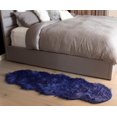 thumbnail image 2 of H-Natural Mongolian Sheepskin Faux Fur Rug, 2 of 3