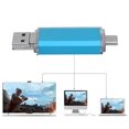 thumbnail image 3 of Unidad Flash USB Portátil De Metal De 128 GB, Plug In And Stay, Expansión De Almacenamiento Para Fotos, Vídeos, Música, Adaptador Micro USB Tipo C, Disco U Para Trabajo Escolar, 3 of 7
