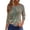 03#Army Green, variant on 3/4 Sleeve Tops for Women Summer Floral Paisley Print Tees Shirts Trendy Ladies Blouses Dressy Casual Clothing 2026