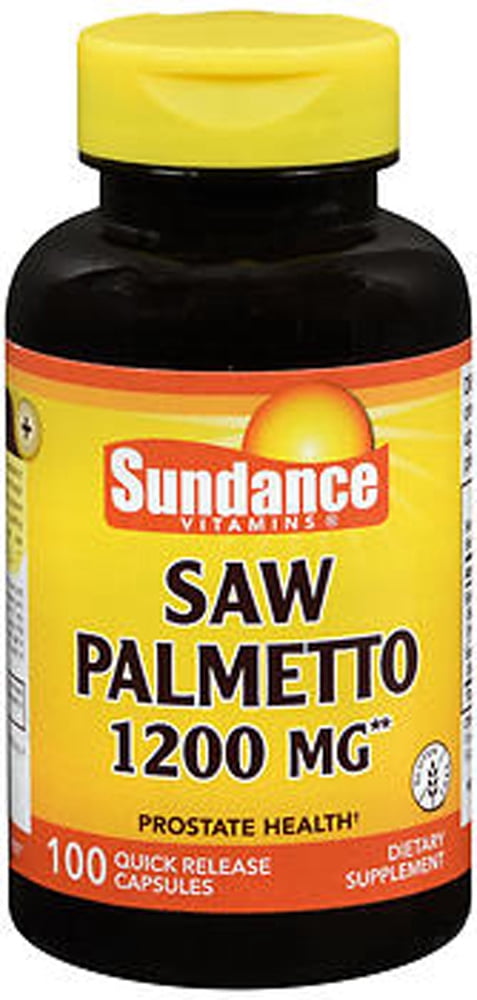 Sundance Vitamins Saw Palmetto Tablets, 1200 mg, 100 Count