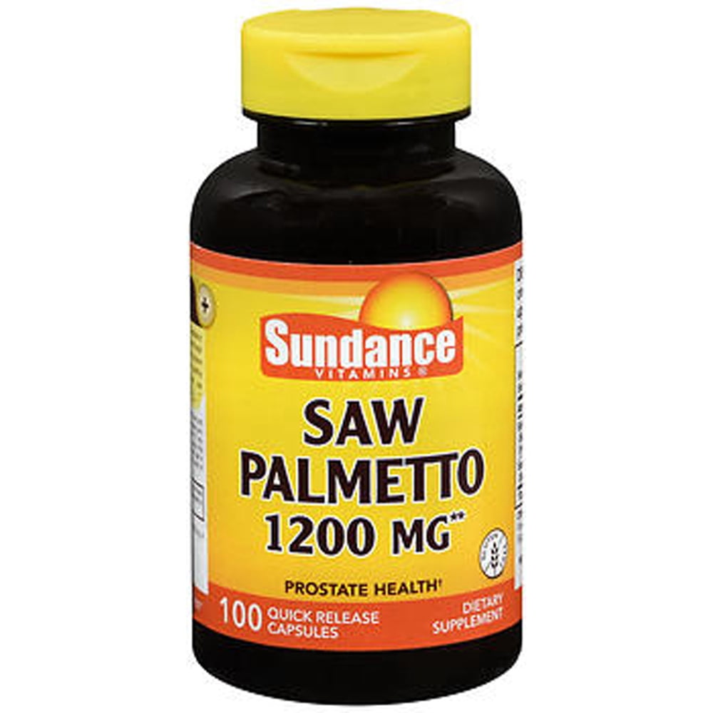 Sundance Vitamins Saw Palmetto Tablets, 1200 mg, 100 Count Walmart