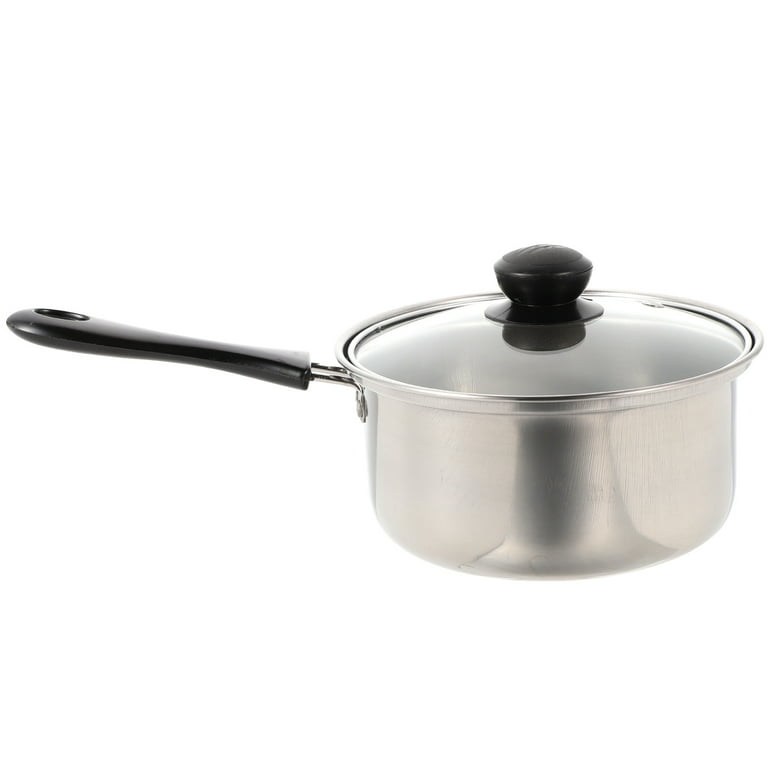 Stainless Steel Milk Pot Thickened Soup Pot Kitchen Cooking Pot Milk  Heating Pot Coffee Pot 