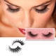 thumbnail image 1 of Farfi 1 par de pestañas artificiales efecto Natural delgadas exquisitas pestañas de pelo de visón de imitación para niña, 1 of 5