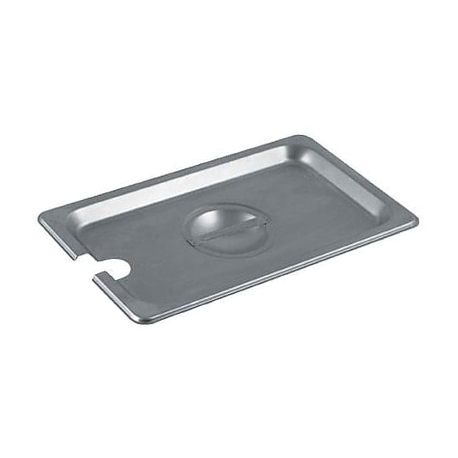 Update International Fourth Size Notched Pan Cover Silver 78341