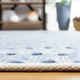 thumbnail image 4 of SAFAVIEH Natura Ognena Geometric Polyester Area Rug, Blue/Grey, 6' x 6' Round, 4 of 8