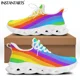 thumbnail image 1 of Zapatos para hombre, zapatillas coloridas con diseño de orgullo gay, transpirables, con cordones, planos y antideslizantes, 1 of 6
