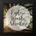 thumbnail image 2 of Bailey, Ann 15x15 Black Modern Framed Museum Art Print Titled - Explore Wander Adventure, 2 of 5