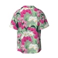 thumbnail image 7 of Kdxio Men's Hawaiian Shirt for Men Short Sleeve Shirt Orchids Flowers Summer Casual Holiday Beach Button Down T-Shirts, 7 of 7