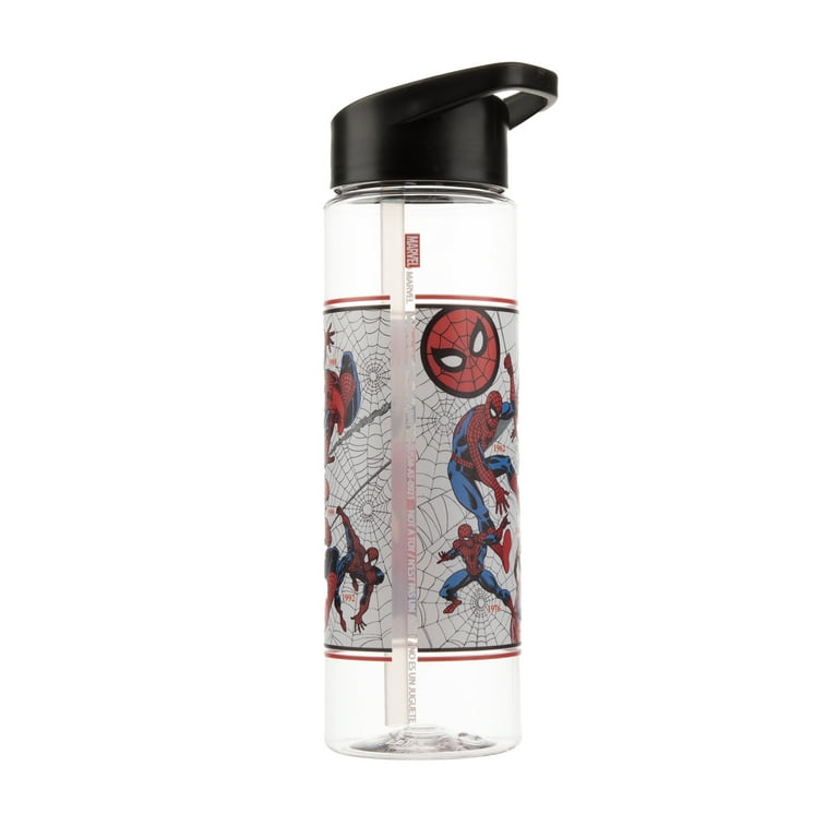 Spider-man Classic Amazing 24 Ounce Transparent Plastic Water Bottle :  Target