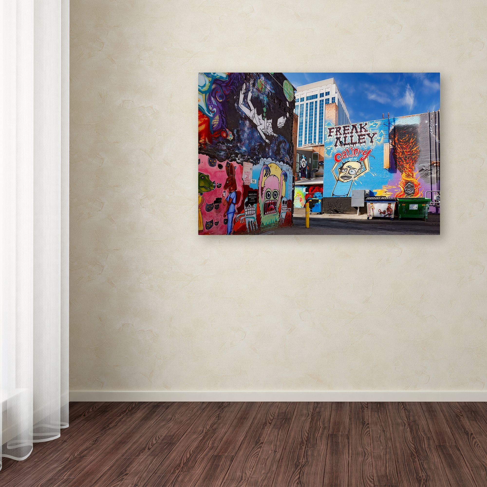 Trademark Fine Art 'Boise Freak Alley' Canvas Art by Mike Jones Photo