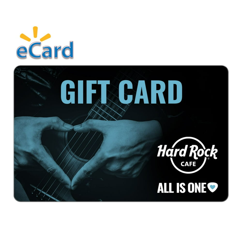 Hard Rock Cafe 15 Thank You Gift Card Email Delivery Walmart 